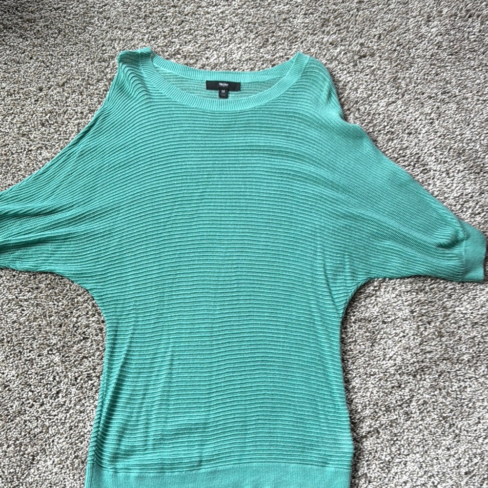 Massimo Green Cowl Neck Sweater